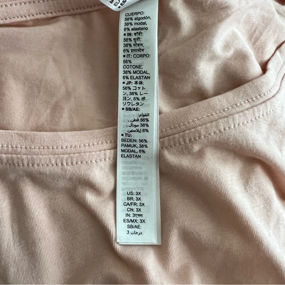 Core IO Women's Soft Pink Tank Top 3XL Round Neck Sleeveless Top Blouse - Picture 8 of 9